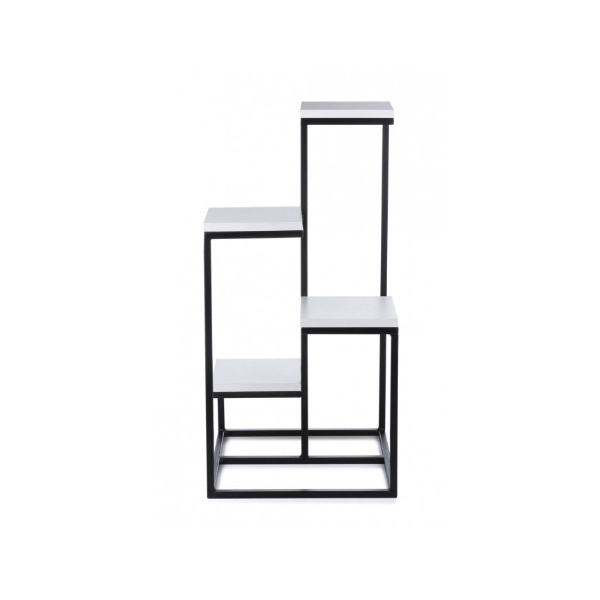 Подставка для цветов KASKADA 79x40 черный/белый