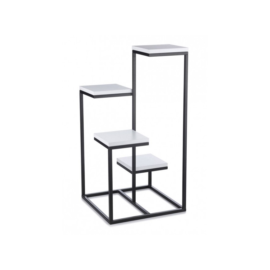 Подставка для цветов KASKADA 79x40 черный/белый