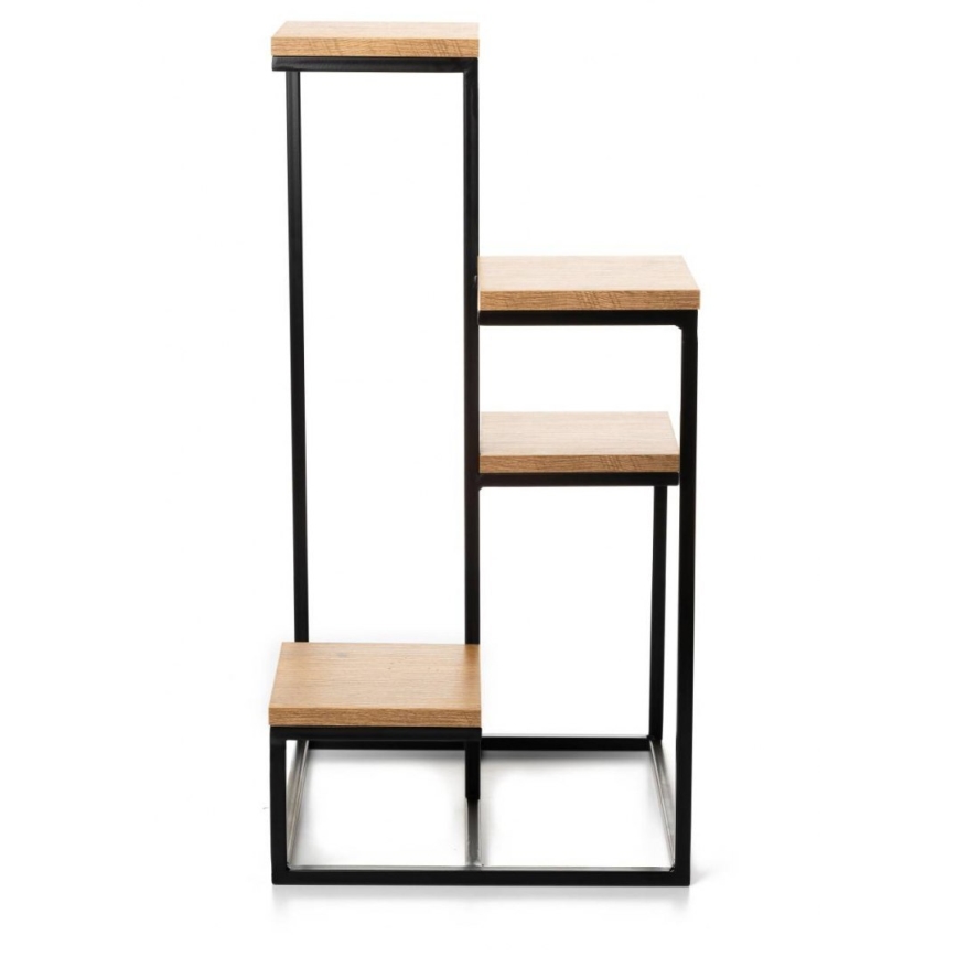 Подставка для цветов KASKADA 79x40 черный/коричневый