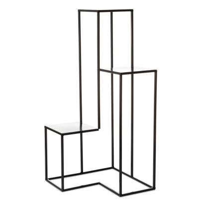 Подставка для цветов KASKADA 85x40 см черная