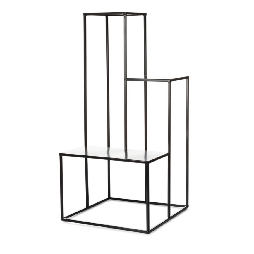 Подставка для цветов KASKADA 85x40 см черный