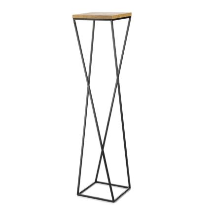 Подставка для цветов LOFT 100x24 см черный/коричневый