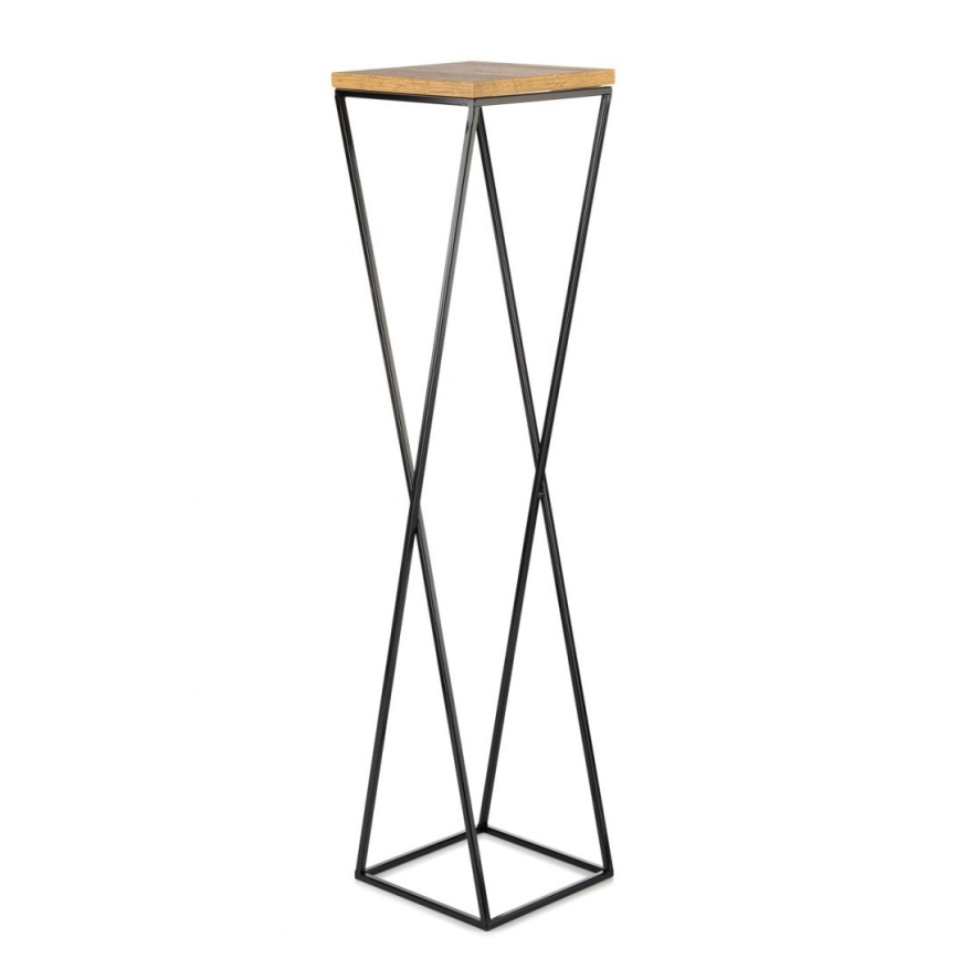 Подставка для цветов LOFT 100x24 см черный/коричневый