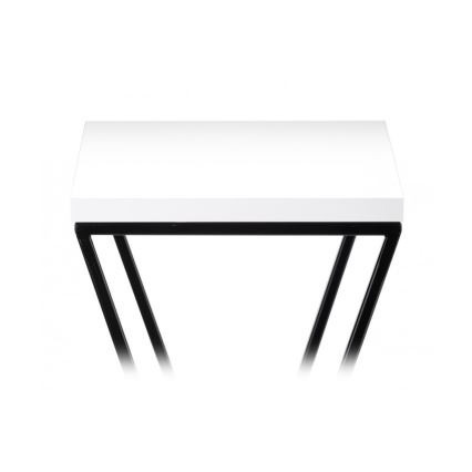 Подставка для цветов LOFT 100x24 см черный/белый