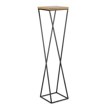 Подставка для цветов LOFT 100x24 см черный/коричневый