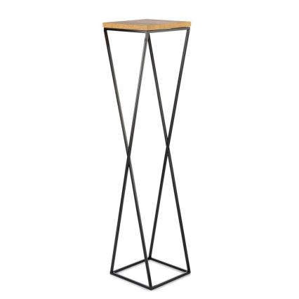 Подставка для цветов LOFT 100x24 см черный/коричневый