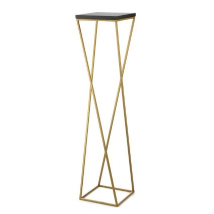 Подставка для цветов LOFT 100x24 см золотисто-черная