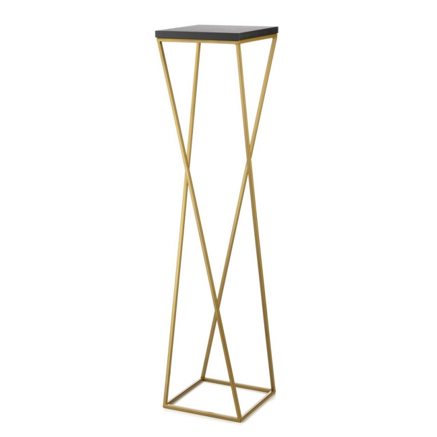 Подставка для цветов LOFT 100x24 см золотисто-черная