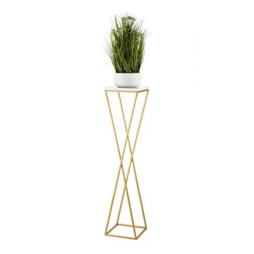 Подставка для цветов LOFT 100x24 см золотистый/черный