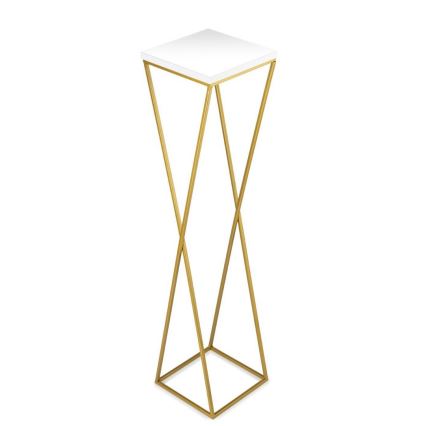 Подставка для цветов LOFT 100x24 см золотистый/черный