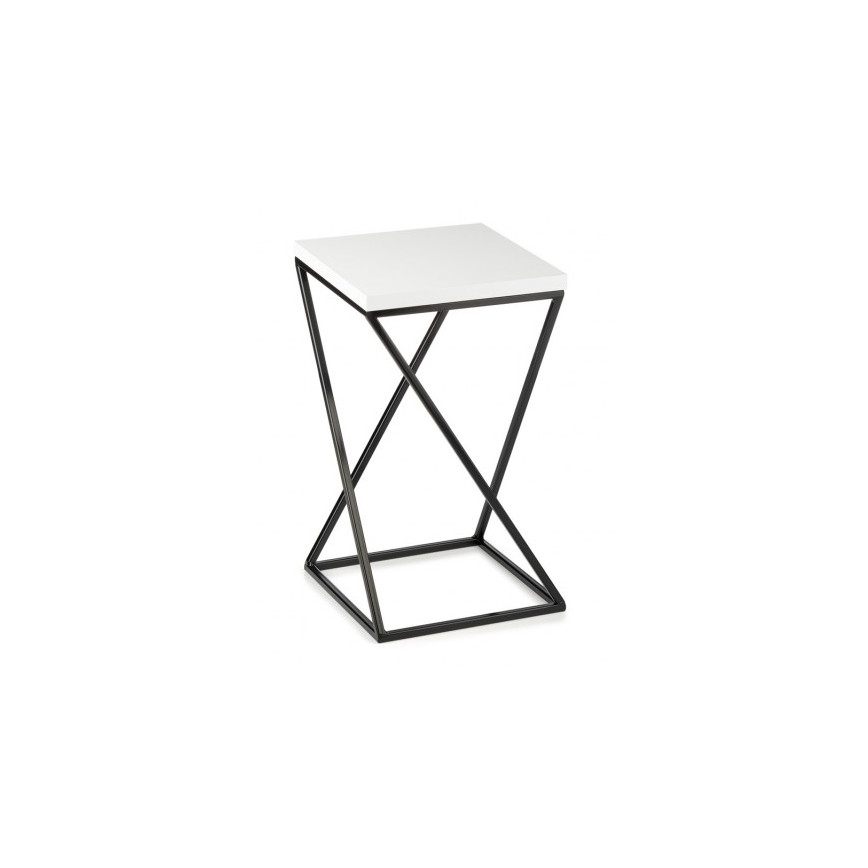 Подставка для цветов LOFT 40x24 см черная/белая