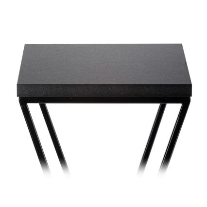 Подставка для цветов LOFT 40x24 см черная