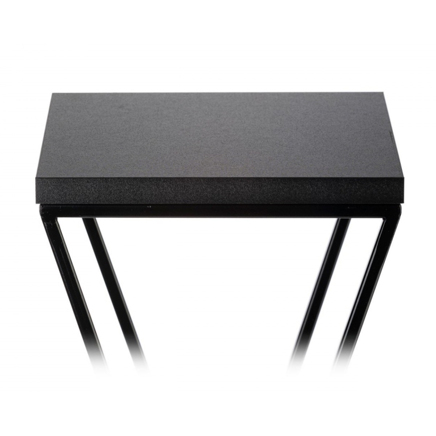 Подставка для цветов LOFT 40x24 см черная