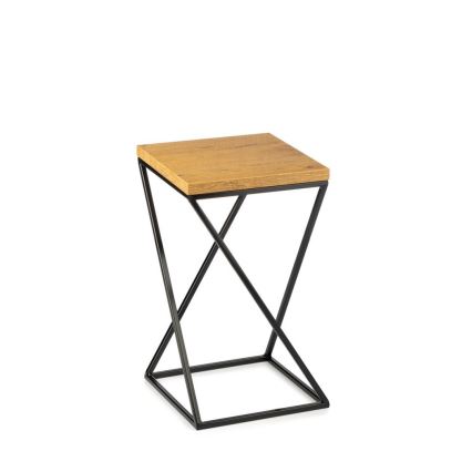 Подставка для цветов LOFT 40x24 см черная/коричневая