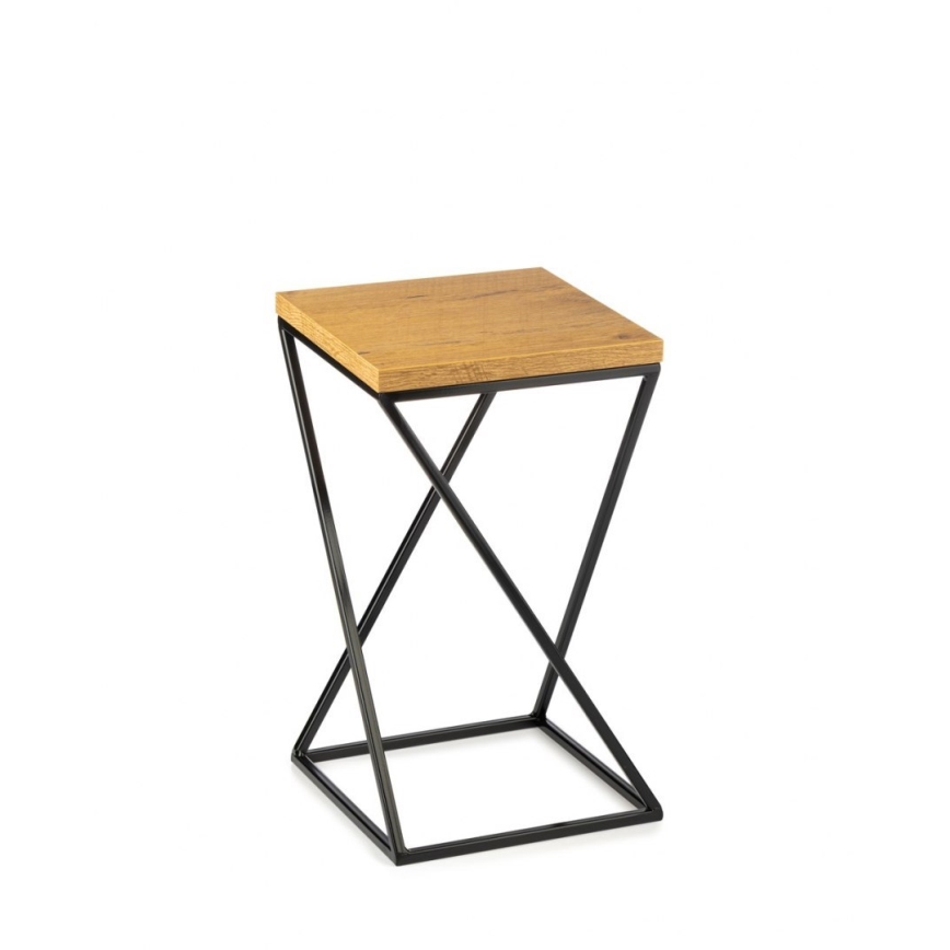 Подставка для цветов LOFT 40x24 см черный/коричневый