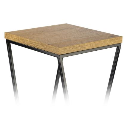 Подставка для цветов LOFT 40x24 см черный/коричневый