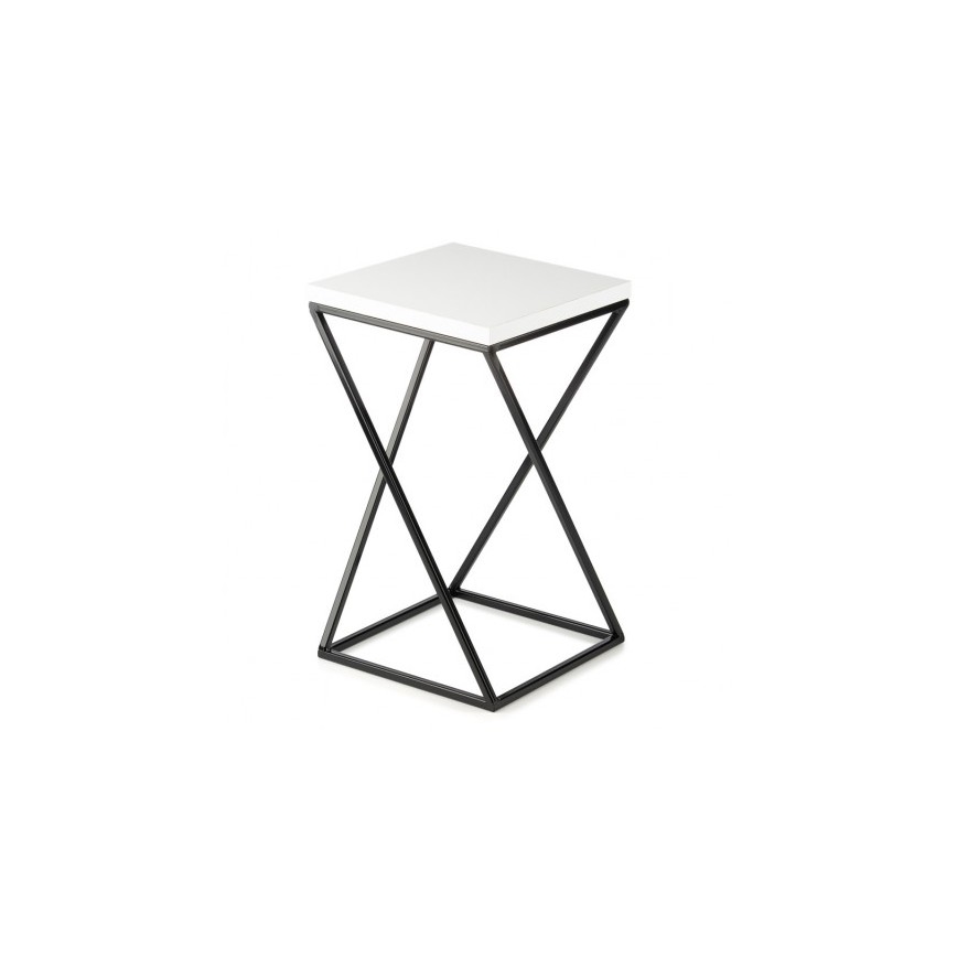 Подставка для цветов LOFT 40x24 см черная/белая