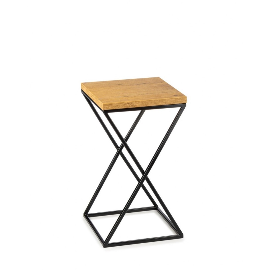 Подставка для цветов LOFT 40x24 см черный/коричневый