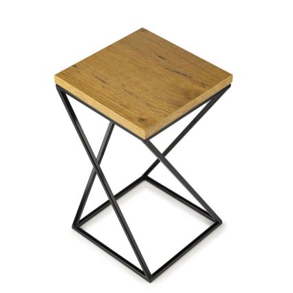 Подставка для цветов LOFT 40x24 см черный/коричневый