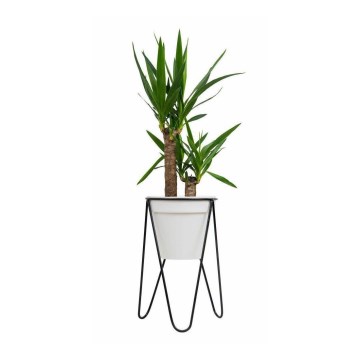 Подставка для цветов с горшком LOFT 50x30 см черная