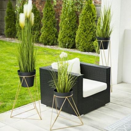 Подставка для цветов TRIANGL 40x45 см золотистый