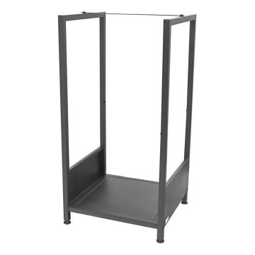 Подставка для дров 39x35x76 см чёрная