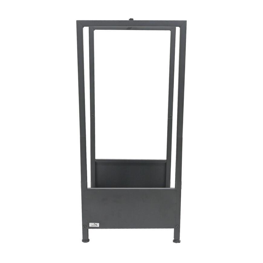 Подставка для дров 39x35x76 см чёрная