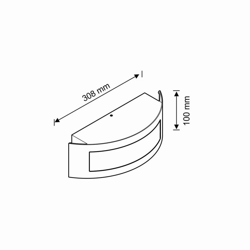 Подсветка номера дома 1xE27/14W/230V IP54