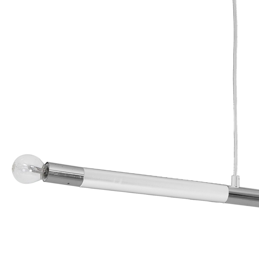 Подвесная лампа BASTONE WHITE 2xE14/40W/230V белая/полированный хром
