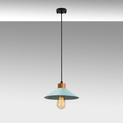 Подвесная лампа MANAVGAT 1xE27/40W/230V синяя/коричневая