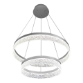 Подвесная LED-люстра на тросе GALA LED/54W/230V, диаметр 60 см, серебристая