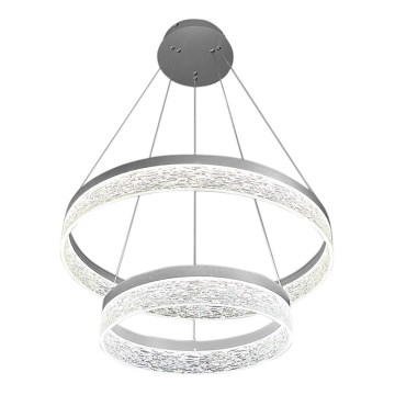 Подвесная LED-люстра на тросе GALA LED/54W/230V, диаметр 60 см, серебристая