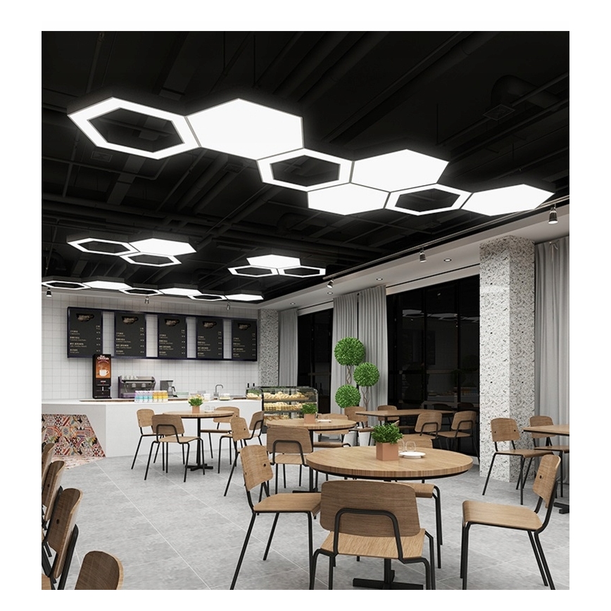 Подвесная LED-люстра на тросе LED/20W/230V чёрная