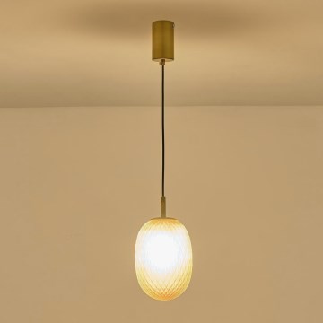 Подвесная люстра 1xE14/25W/230V коричневый