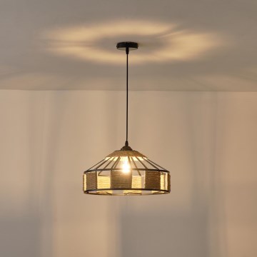 Подвесная люстра 1xE27/15W/230V бежевый