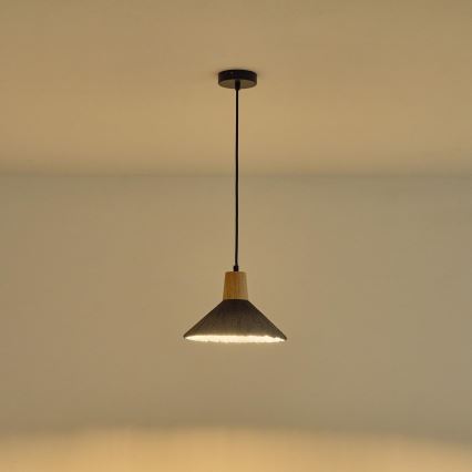 Подвесная люстра 1xE27/15W/230V серый