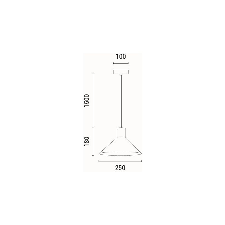 Подвесная люстра 1xE27/15W/230V серый