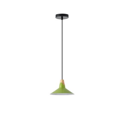 Подвесная люстра 1xE27/15W/230V зеленый