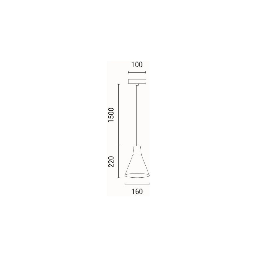 Подвесная люстра 1xE27/15W/230V кремовый
