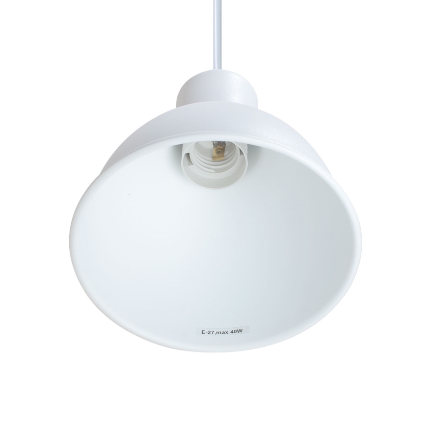 Подвесная люстра 1xE27/40W/230V бук/белый