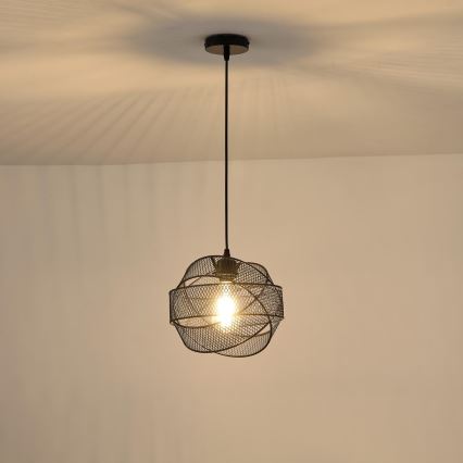 Подвесная люстра 1xE27/40W/230V черная