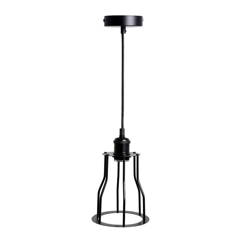 Подвесная люстра 1xE27/60W/230V диаметр 15 см черный