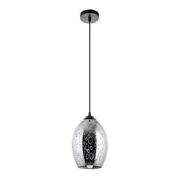 Подвесная люстра 1xE27/60W/230V диаметр 16 см черный
