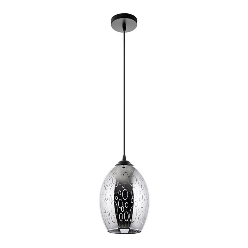Подвесная люстра 1xE27/60W/230V диаметр 16 см черный