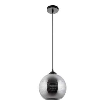 Подвесная люстра 1xE27/60W/230V диаметр 20 см черный