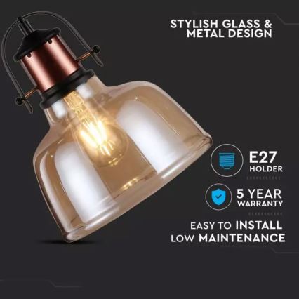Подвесная люстра 1xE27/60W/230V