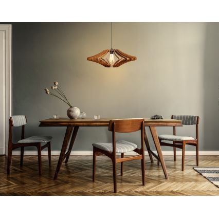 Подвесная люстра 1xE27/60W/230V коричневый диаметр 47 см