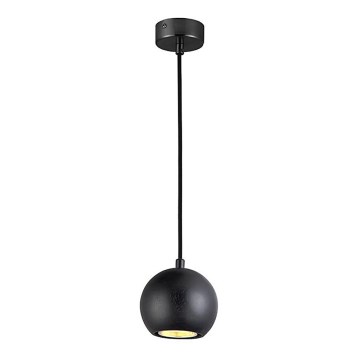 Подвесная люстра 1xGU10/10W/230V пепел/твердая древесина черный