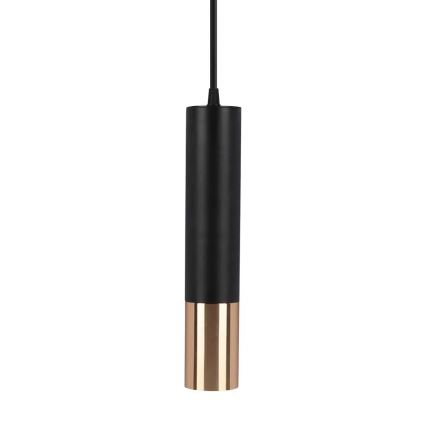 Подвесная люстра 1xGU10/35W/230V 30 cm черная/золотая