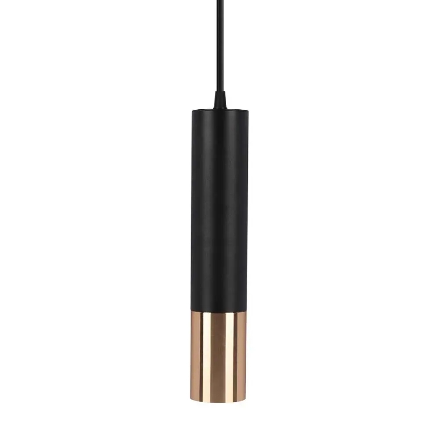 Подвесная люстра 1xGU10/35W/230V 30 cm черная/золотая